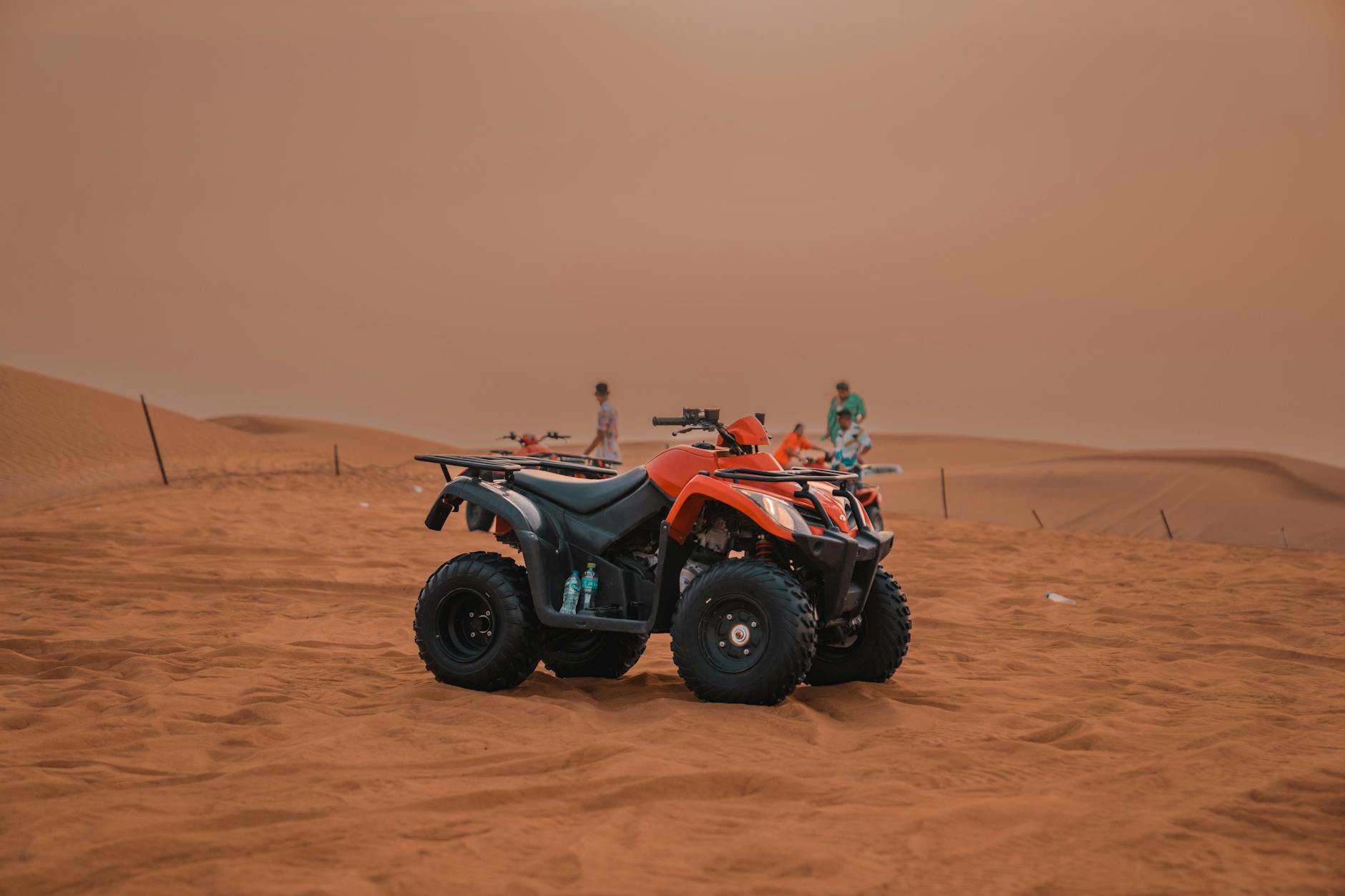 atv quad bike dunes